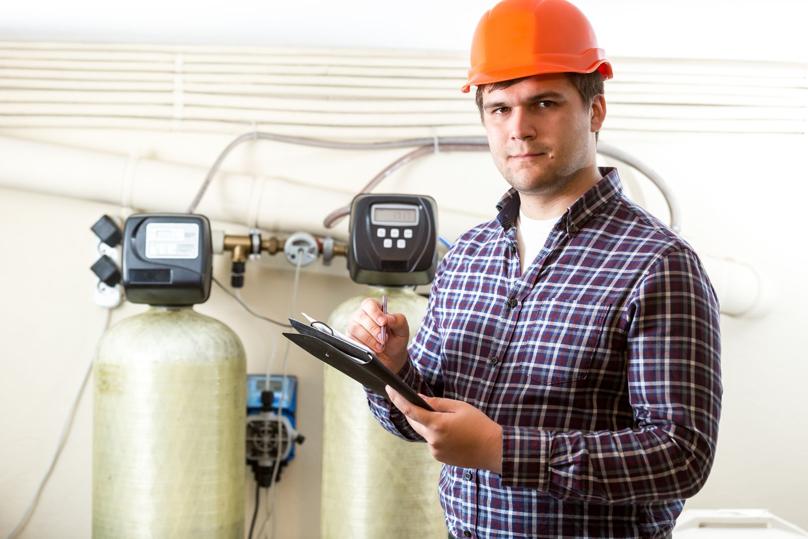 Fix My Water Softener technician performing water softener service
