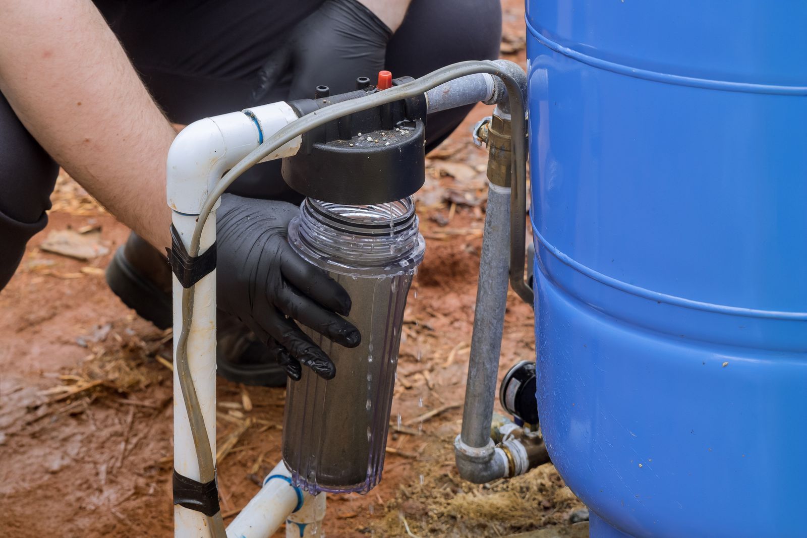 Resin Tank & Low Water Pressure Repair performed by a Fix My Water Softener technician